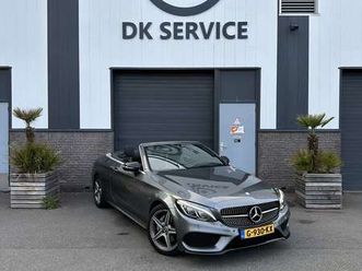 mercedes-benz c180 cabrio amg line/aut/led/airscar