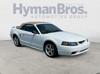 used 2001 ford mustang svt cobra
