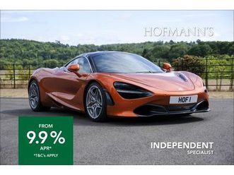 mclaren 720s (1a) v8 ssg - lift, lux, carbon brakes, 360 park, azores orange