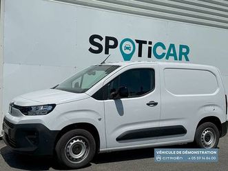 citroën berlingo van berlingo van m 600kg puretech 110 s&s bvm6