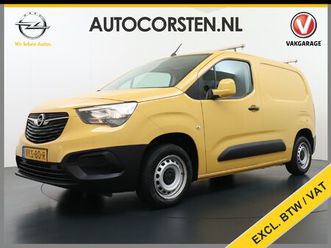 opel combo 1.5cdti euro6 3-persoons airco cruise control bluetooth elektr.ramen elektr.spiegels+verwarmd centr.vergr+ab. l1h1 edition schuifdeur betonplex vloer