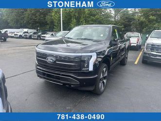 new 2025 ford f-150 lightning platinum