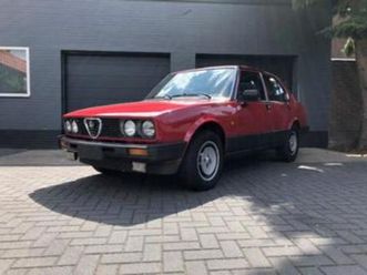 ② alfa romeo alfetta 2.0 quadrifoglio oro, mooi!, inruil mog. — oldtimers & ancêtres — 2ememain
