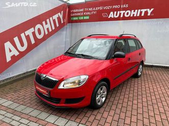 škoda fabia 1.2 htp, čr, klimatizace