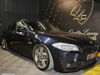 bmw serie 5 550 i x-drive f10 4.4i 407cv m-sport - moteur 10000kms - silencieux akrapovic -très belle configuration - très bon etat - immat france - carnet comp