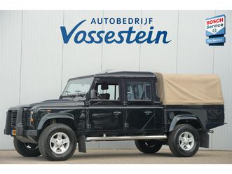 land rover defender 2.4 td 130 s crew cab / ex. btw / airco / 143dkm nap / trekhaak / bluetooth / schuifdak