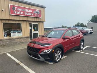 used 2022 hyundai kona 2.0l preferred awd w/sun & leather package