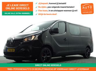 renault trafic 1.6 dci euro 6 t29 l2 luxe- dubbele cabine, 6 pers, clima, cruise, park assist
