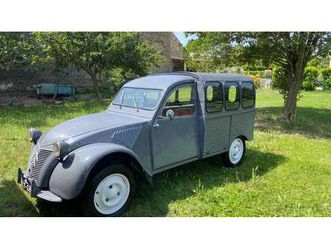 1959 citroen 2cv gris manuel, 4 vitesses conduite à gauch...