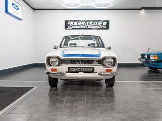 1976 ford escort mk1 rs2000 white &amp; blue decals
