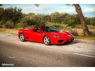 ferrari 360 modena spider 2002 - boîte mécanique - révisée - garantie 12 mois
