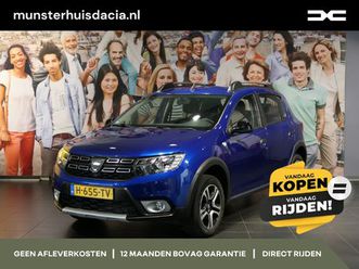 dacia sandero 1.0 tce bi-fuel stepway serie limitee 15th anniv. - occasion lease vanaf €654 p/m - cruise - camera - clima