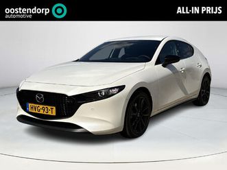 mazda 3 2.5 e-skyactiv-g m hybrid 140 homura | navigatie systeem | lichtmetalen velgen | achteruitrijcamera | adaptieve cruise contro | draadloze applecarplay e