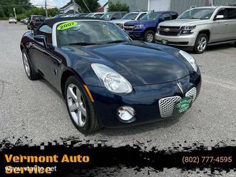 used 2007 pontiac solstice base 2dr convertible