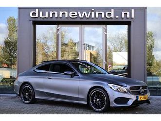 mercedes-benz c-klasse c180 *amg*night edition*pano*burmester*magno*nl-auto*