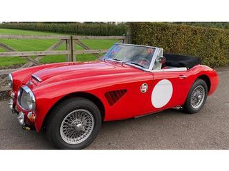 1967 austin-healey 3000 rouge manuel, 4 vitesses conduite...