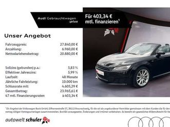 roadster 2.0 tfsi quattro s-line b&o navi xenon s