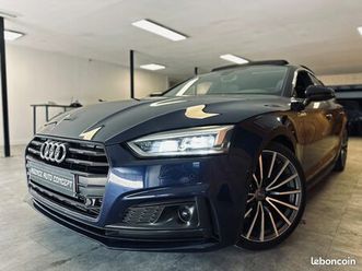 audi a5 sportback 40 tfsi 2.0l 190ch s line + entretien constructeur + toit ouvrant + digital cockpit + carplay + eclairage d'ambiance + garantie 12 mois