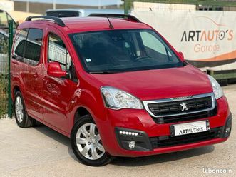 peugeot partner tepee finition allure 7 places 1.6 blue-hdi 100 ch / carplay & android auto / radar avant & arr / regulateur / clim auto / attelage / etc…