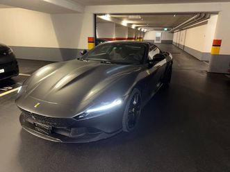 ferrari roma, grigio opaco, v8 biturbo, vero affare!