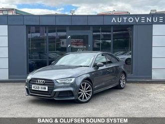 2018 audi a3 1.5 tfsi cod 35 black edition saloon 4dr petrol s tronic euro 6 (start/stop) (150 saloon p...