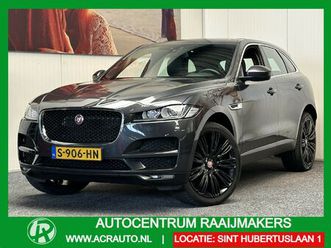 jaguar f-pace 3.0 supercharged portfolio awd 35t leder navigatie cruise control panorama schuif/kanteldak multimedia voorbereiding rijstrooksensoren dodehoeksen