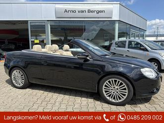 volkswagen eos - 1.4 tsi highline, leder interieur, glazen schuif-/kanteldak, electrische kap, verwarmde vo