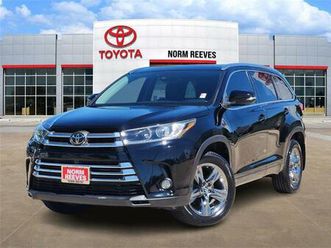 TOYOTA HIGHLANDER 2018-toyota-highlander-limited-platinum
