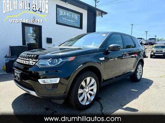 used 2017 land rover discovery sport hse lux