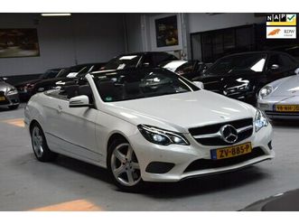 mercedes-benz e-klasse cabrio - 400 prestige navi|leder|airscarf|333pk|lane-assist|compleet onderhouden