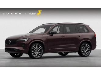 volvo xc90 - t8 455pk automaat plug-in hybrid awd ultra dark / luchtvering / bowers & wilkins / 360 cam