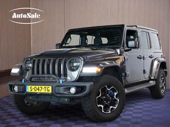 jeep wrangler unlimited - 4xe 380 phev rubicon carplay leer led '22