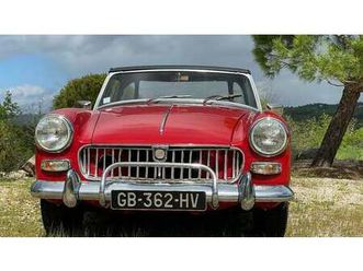 1966 mg midget rouge manuel, 4 vitesses conduite à gauche...