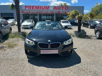 bmw série 2 cabriolet 220d 2.0 d 16v steptronic lounge 190 cv boîte auto