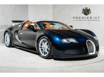 bugatti veyron grand sport. service pack. ex bugatti display car. outstanding provenance.