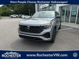 new 2025 volkswagen atlas cross sport 2.0t sel r-line black
