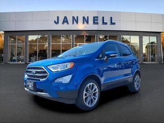 used 2021 ford ecosport titanium