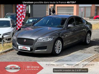 jaguar xf - 2.0 l d 163 business edition prestige garantie 12 mois* ref145 - gris métallisé