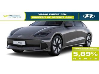hyundai ioniq 6 - 77, 4 kwh 229pk rwd connect