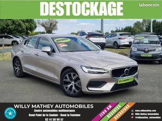 volvo s60 2.0 197 hybride boite auto camera de recul + gps + roue de secours gal + carplay