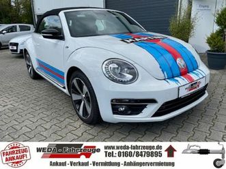 vw beetle cabriolet turbo sport, r-line, martini racing, 305 ps
