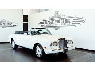 used 1989 rolls-royce corniche ii scottsdale az 85257