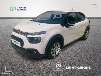 citroën c3 société (3) bluehdi 100 bvm6 feel