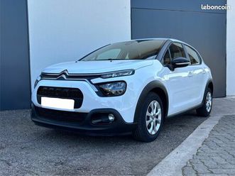 citroën c3 sté 2 places 1.2 pure tech 83ch pro feel tva neuf