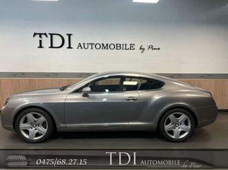 bentley continental gt*6.0 biturbo w12*belge*1er main*etat impeccable