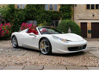 ferrari 458 spider • full ferrari history • carbon mouldings • 2025 ferrari service just completed