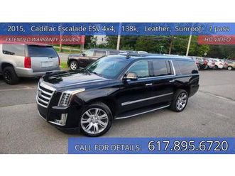 used 2015 cadillac escalade esv luxury