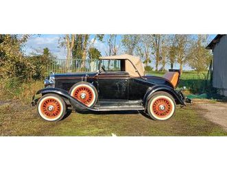 chevrolet independence cabriolet série ae - 1931