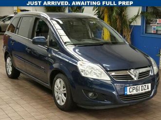 vauxhall zafira 1.8 16v elite mpv 5dr petrol manual euro 5 (140 ps)