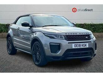 2018 land rover range rover evoque 2.0td4 hse dynamic lux (start/stop) convertible 2d auto